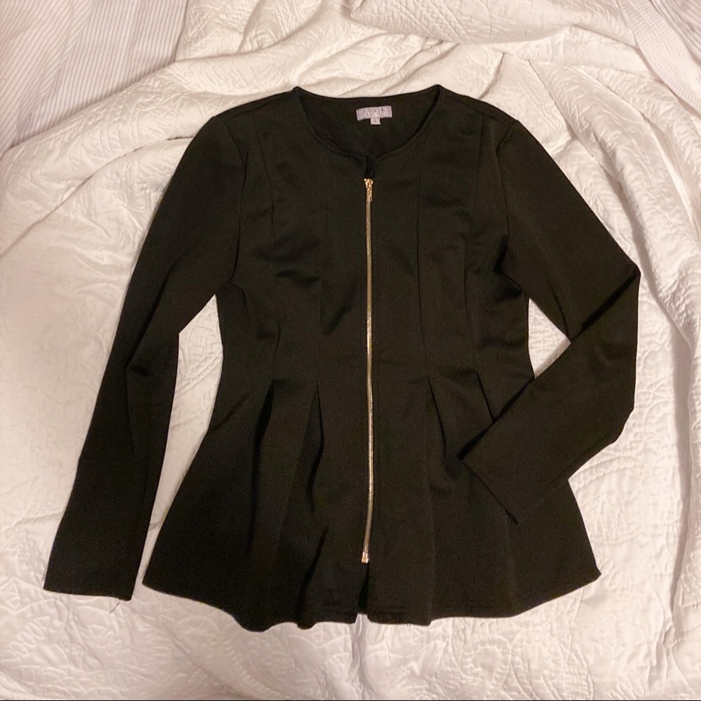 Darling Black Peplum Blazer